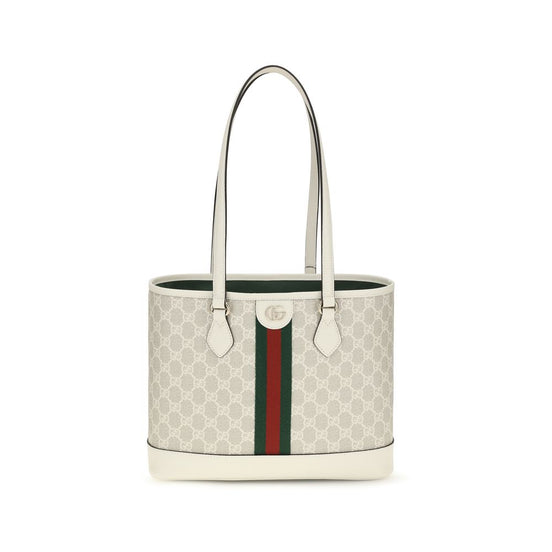Gucci medium Ophidia Tote White Polyethylene Handbag