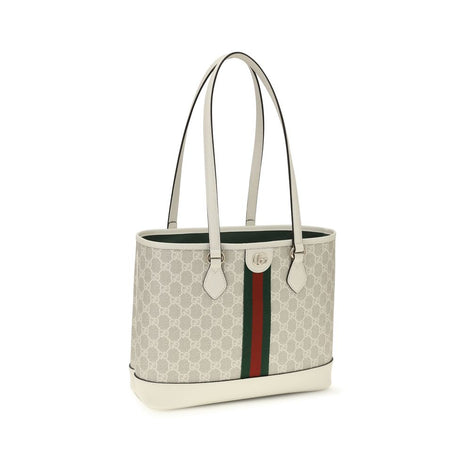 Gucci White Cotton Handbag