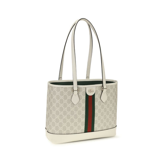 Gucci medium Ophidia Tote White Polyethylene Handbag