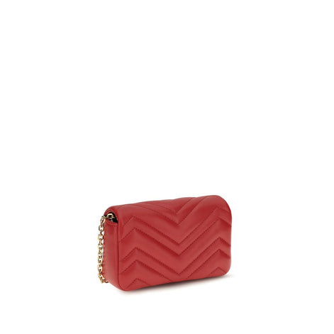 Gucci Marmont mini Red Leather Shoulder Bag