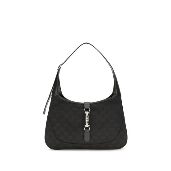 Gucci Jackie 1961 medium Black Fabric Shoulder Bag