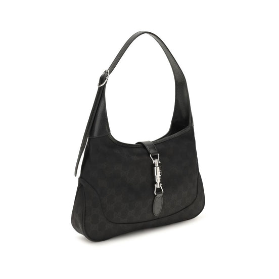 Gucci Jackie 1961 medium Black Fabric Shoulder Bag