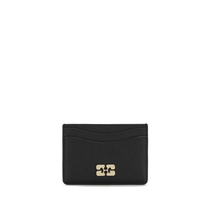 Ganni Black Recycled Polyamide Wallet
