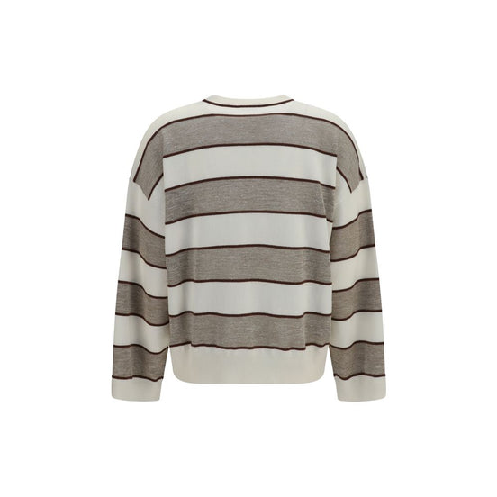 Brunello Cucinelli Beige Wool Oves Aries Sweatshirt