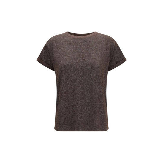 Brunello Cucinelli Brown Nylon T-Shirt