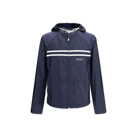 Prada Blue Nylon Shell Jacket