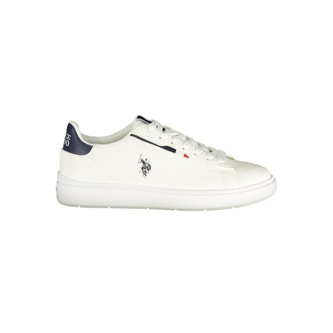 U.S. POLO ASSN. White Polyurethane Men's Sneaker