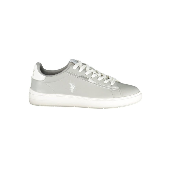 U.S. POLO ASSN. Gray Polyester Men's Sneaker