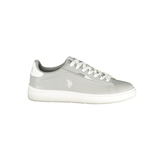 U.S. POLO ASSN. Gray Polyester Men's Sneaker