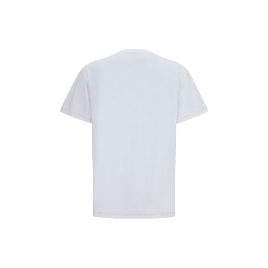 Ganni White Cotton T-Shirt