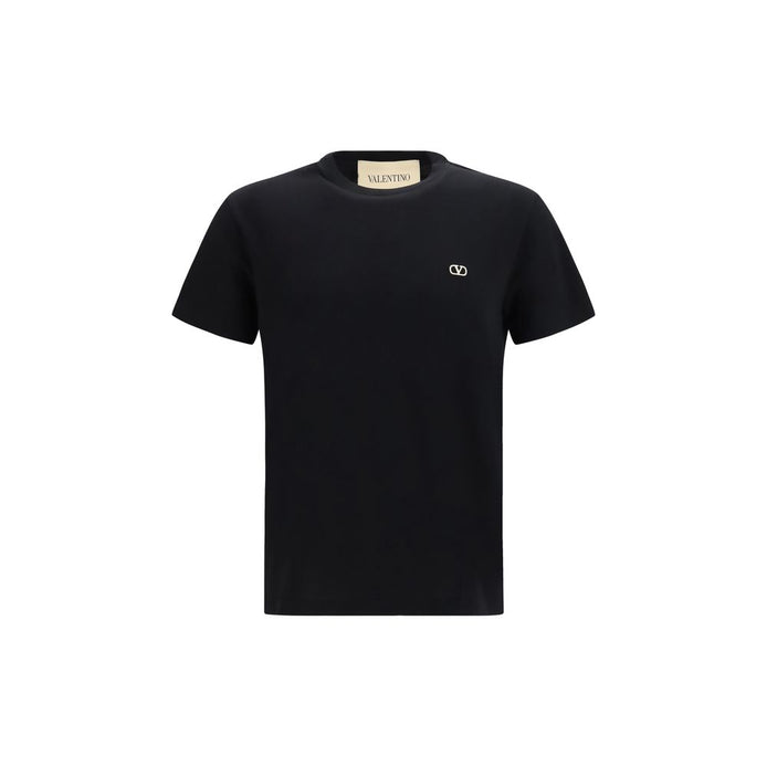 Valentino Garavani Black Cotton T-Shirt