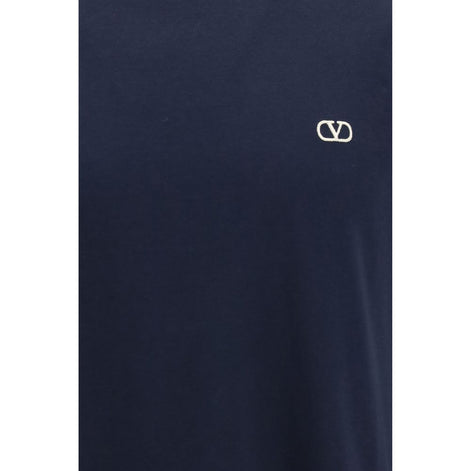 Valentino Garavani Blue Cotton T-Shirt