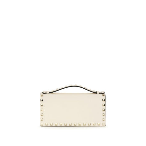 Valentino Garavani Beige Calf Leather Bos Taurus Wallet