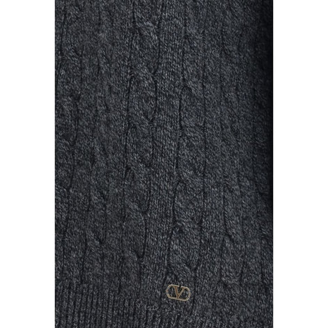 Valentino Garavani Gray Wool Oves Aries Sweatshirt