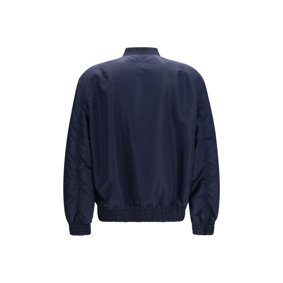 Valentino Garavani Blue Polyamide Bomber