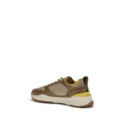 Fendi Flow Multicolor Leather Athletic Sneakers