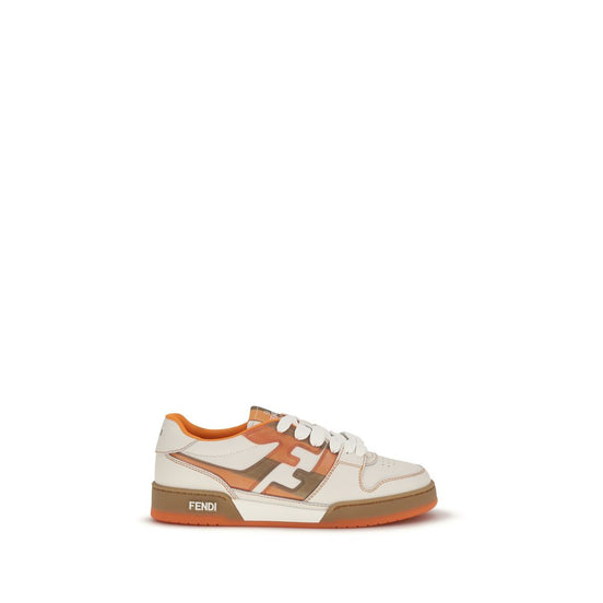 Fendi Match Multicolor Leather Athletic Sneakers