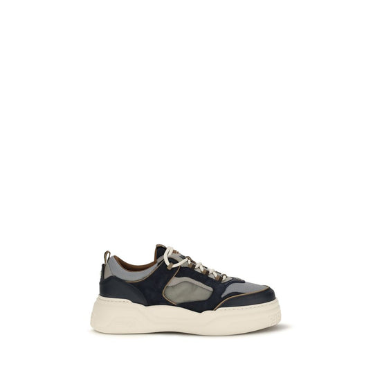 Fendi Force Multicolor Leather Athletic Sneakers