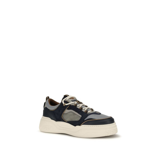 Fendi Force Multicolor Leather Athletic Sneakers