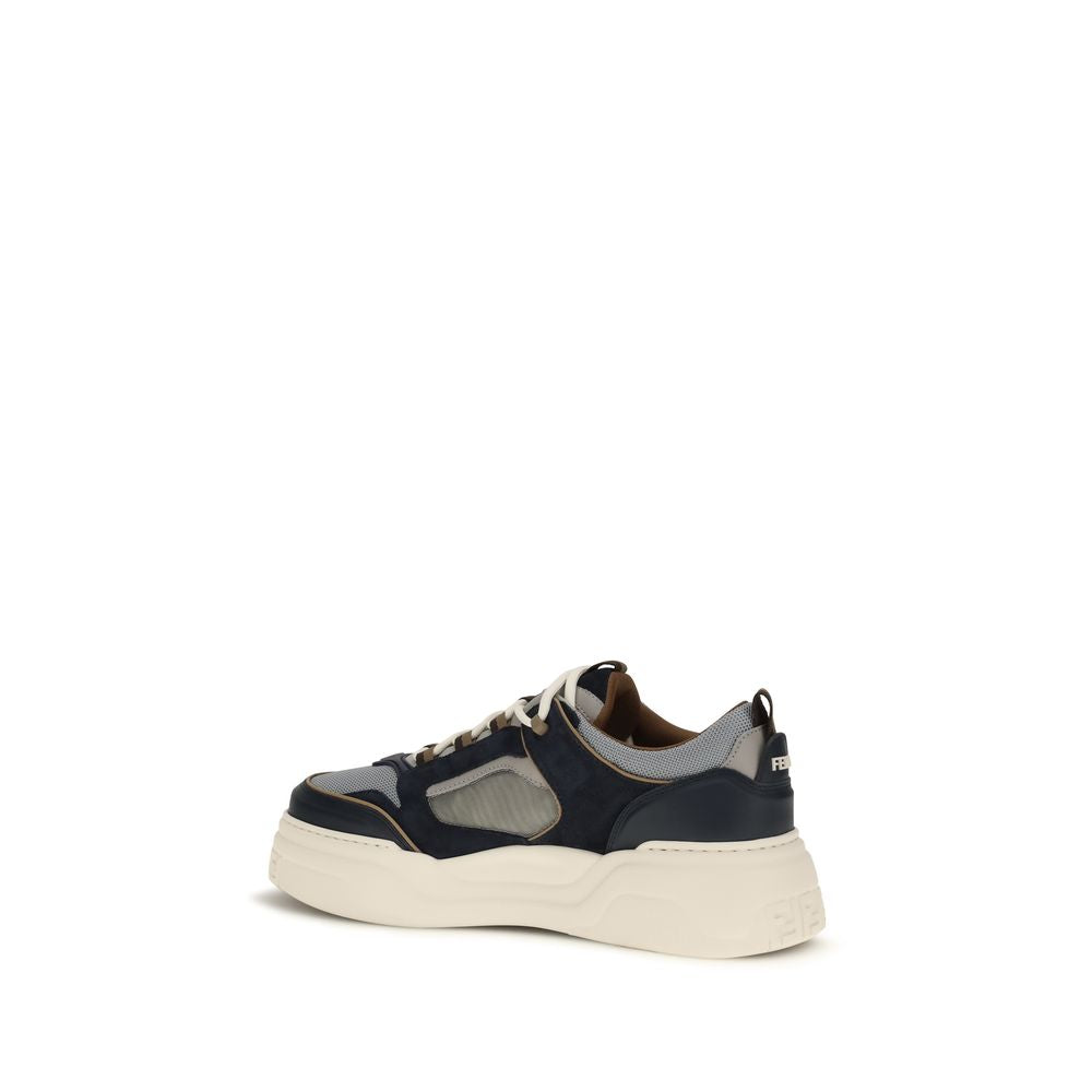 Fendi Force Multicolor Leather Athletic Sneakers