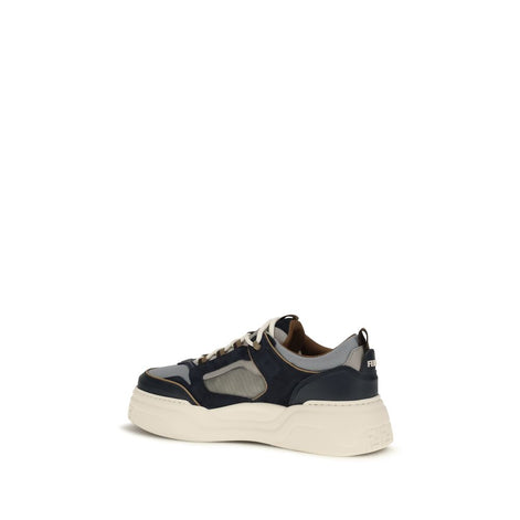 Fendi Force Multicolor Leather Athletic Sneakers