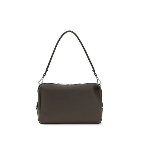 Fendi Lui Brown Leather Shoulder Bag