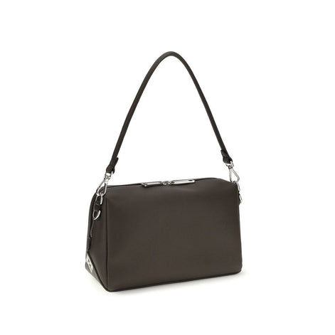 Fendi Lui Brown Leather Shoulder Bag