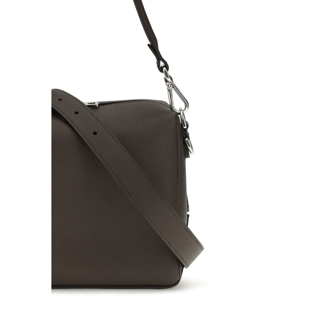 Fendi Lui Brown Leather Shoulder Bag