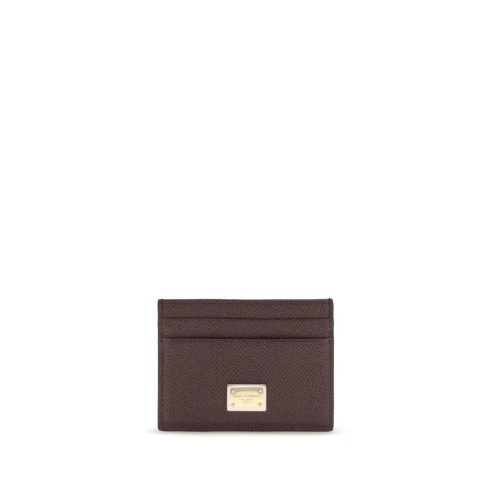 Dolce & Gabbana Brown Calf Leather Bos Taurus Wallet