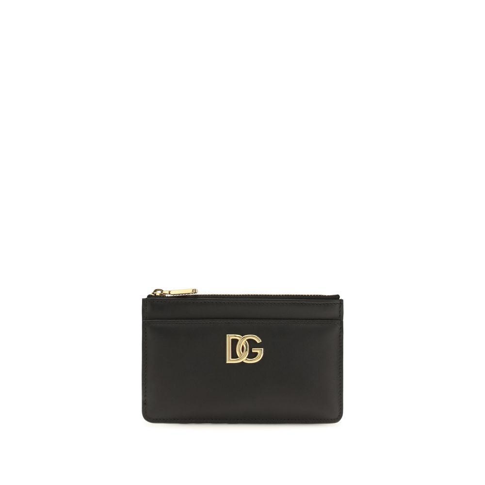 Dolce & Gabbana Cardholder Black Leather Wallet
