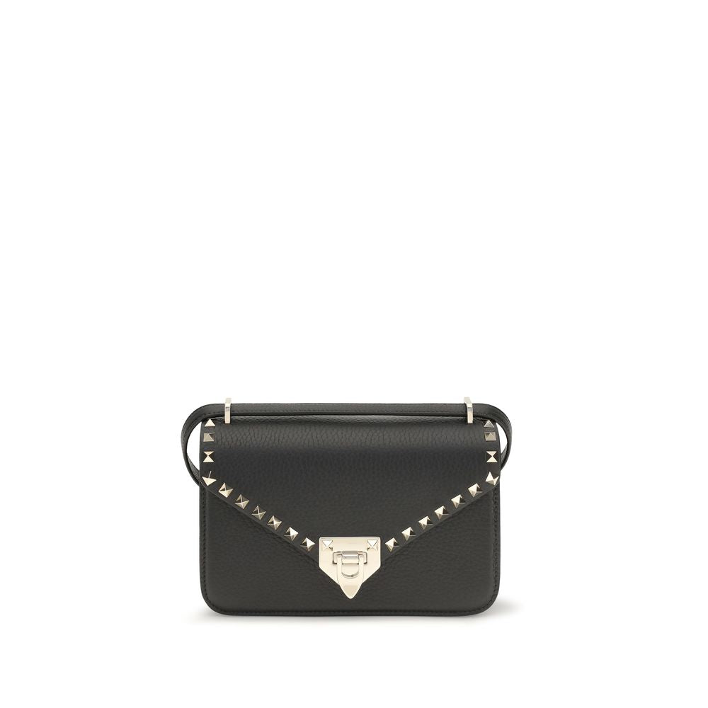 Valentino Garavani Rockstud small Black Leather Shoulder Bag