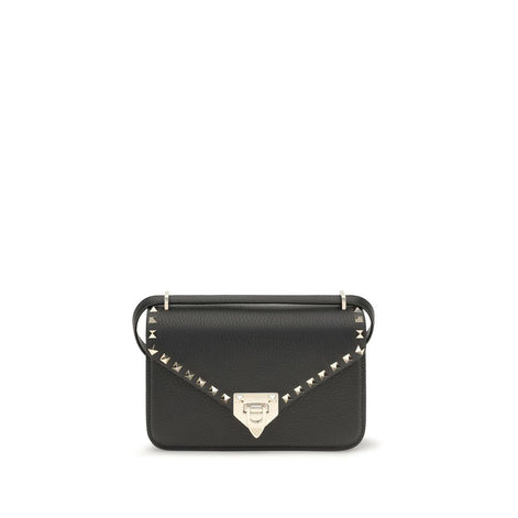 Valentino Garavani Rockstud small Black Leather Shoulder Bag