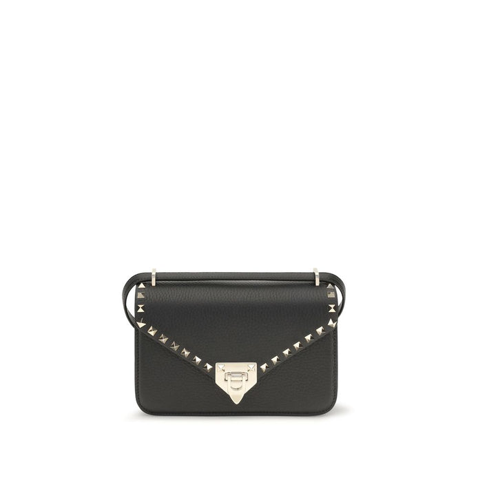 Valentino Garavani Rockstud small Black Leather Shoulder Bag