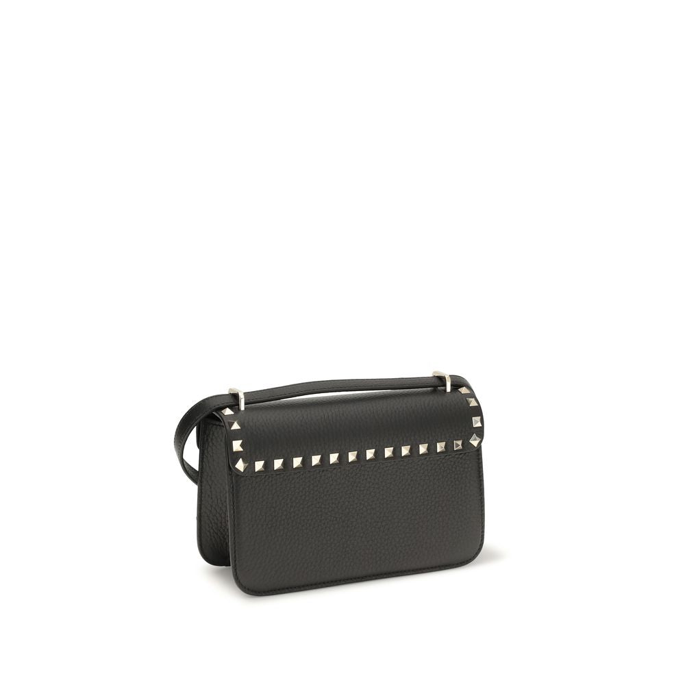 Valentino Garavani Rockstud small Black Leather Shoulder Bag