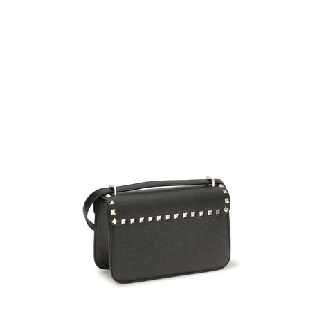 Valentino Garavani Rockstud small Black Leather Shoulder Bag
