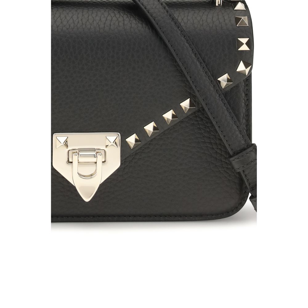 Valentino Garavani Rockstud small Black Leather Shoulder Bag