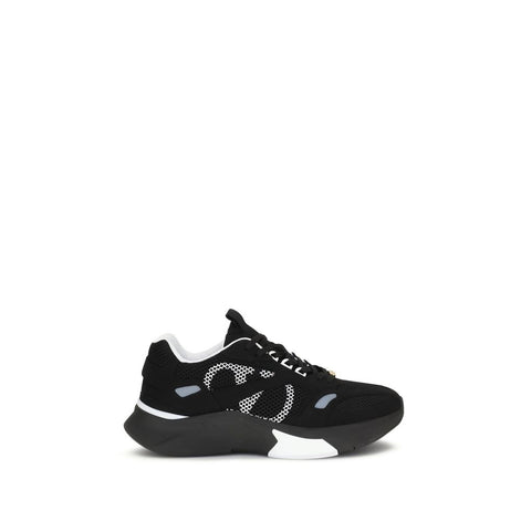 Valentino Garavani Demivee Black Fabric Athletic Sneakers
