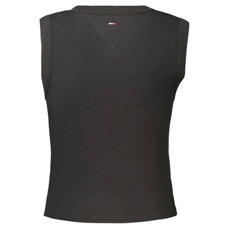 Tommy Hilfiger Black Cotton Women's Tank Top