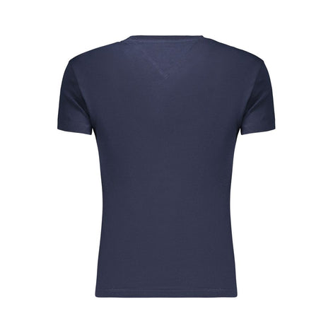 Tommy Hilfiger Blue Cotton Women T-Shirt