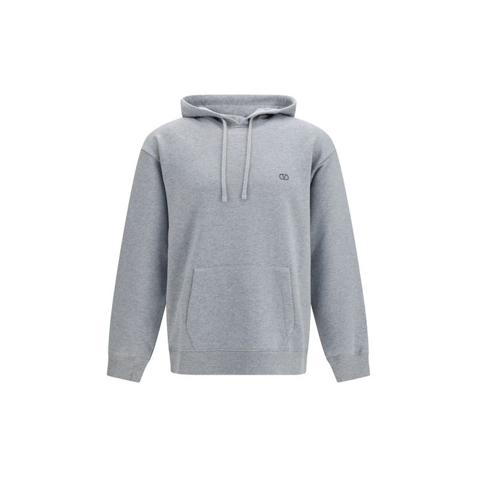 Valentino Garavani Gray Cotton Sweatshirt