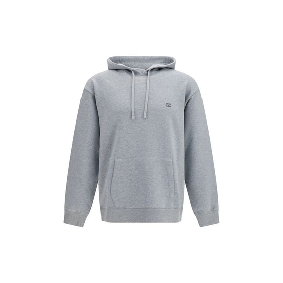 Valentino Garavani Gray Cotton Sweatshirt