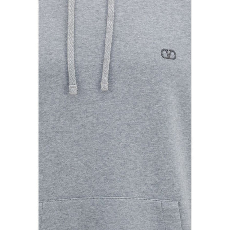 Valentino Garavani Gray Cotton Sweatshirt