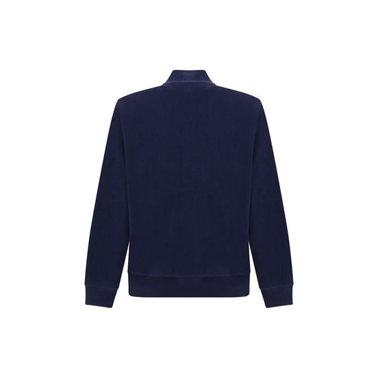 Brunello Cucinelli Blue Cotton Sweatshirt