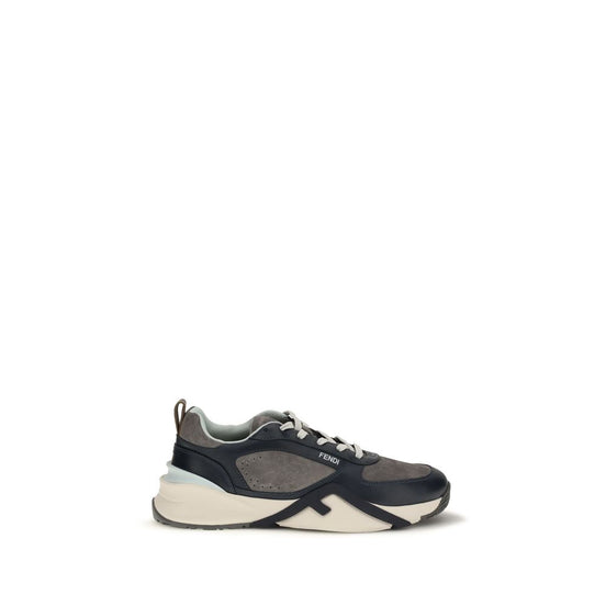 Fendi Flow Multicolor Leather Athletic Sneakers