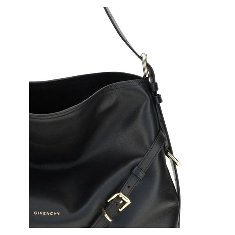Givenchy Voyou medium Bomber Black Leather Handbag