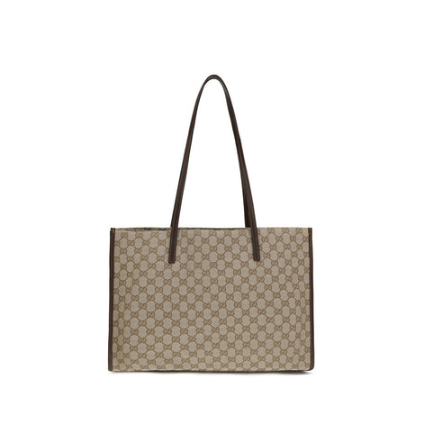 Gucci Beige Polyester Shoulder Bag