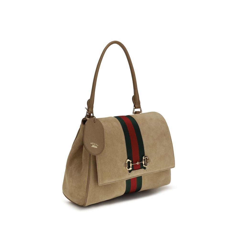 Gucci Paparazzo medium Beige Leather Handbag