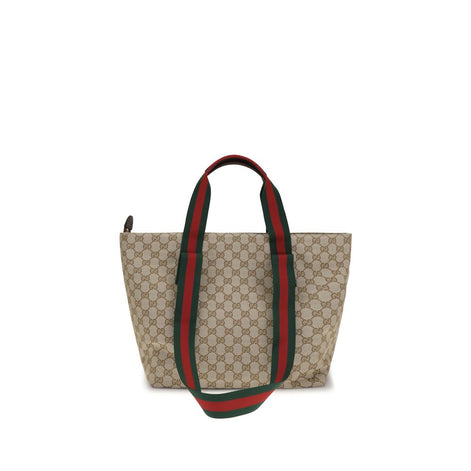 Gucci small Tote Beige Polyester Shoulder Bag