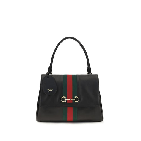 Gucci Paparazzo medium Black Leather Handbag