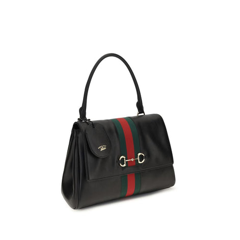 Gucci Paparazzo medium Black Leather Handbag